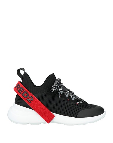 DSQUARED2 Sneakers Black Textile fibers, Leather