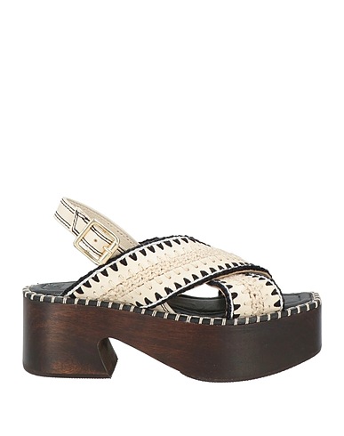 FARM RIO Mules and clogs Beige Leather