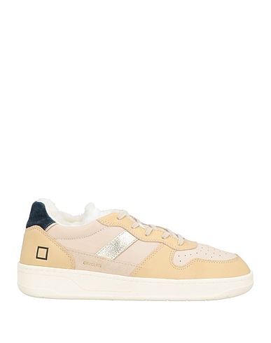D.A.T.E. Sneakers Beige Leather