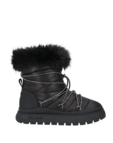 STEVE MADDEN Ankle boot Black Textile fibres, Synthetisches Material