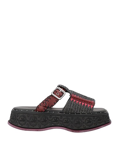 FARM RIO Sandals Black Straw