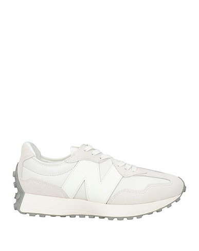 NEW BALANCE Sneakers White Leather, Synthetisches Material