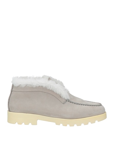 SANTONI Ankle boot Light grey Leather