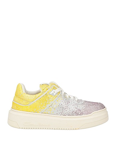 SANTONI Sneakers Off white Leder