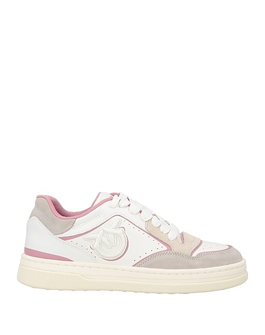 PINKO Sneakers Light grey Cow leather, Calfskin, Synthetisches Material