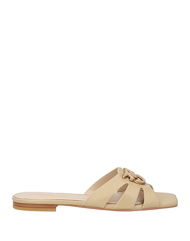 PINKO Sandals Beige Leather