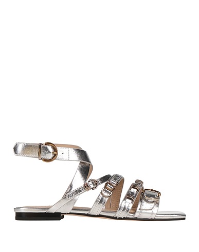 PINKO Sandals Silver Leather