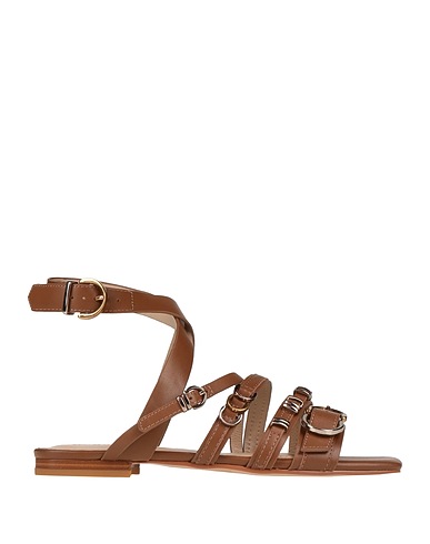 PINKO Sandals Khaki Calfskin