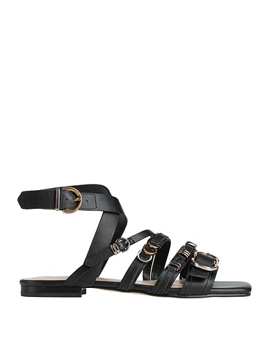 PINKO Sandals Black Calfskin