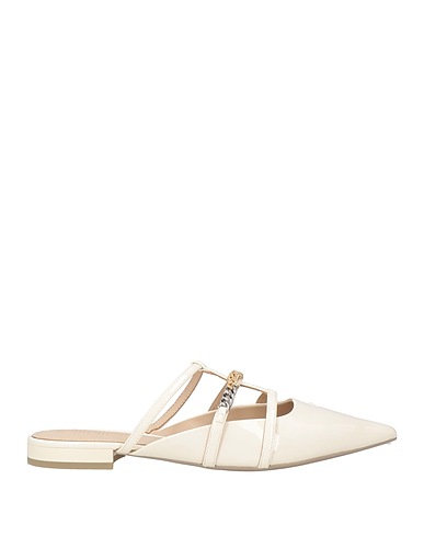 PINKO Mules and clogs Ivory Synthetisches Material