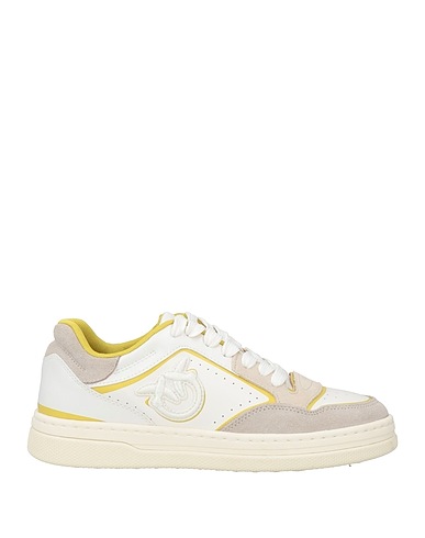 PINKO Sneakers Light grey Calfskin, Cow leather, Synthetisches Material