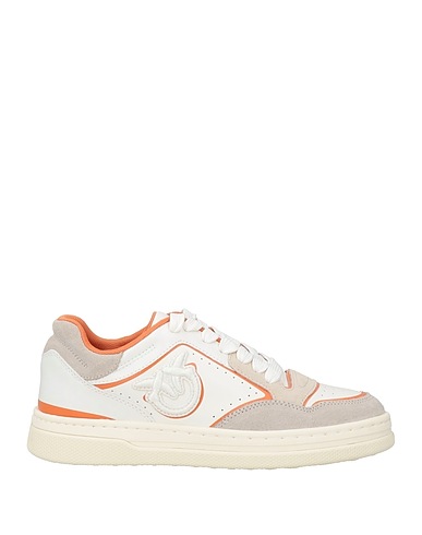 PINKO Sneakers Light grey Calfskin, Cow leather, Synthetisches Material