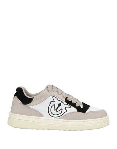 PINKO Sneakers Grau Rindsleder, Nylon