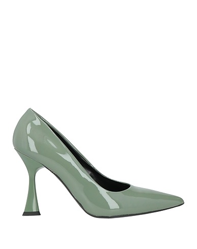 PREGUNTA Pump Sage green Leather