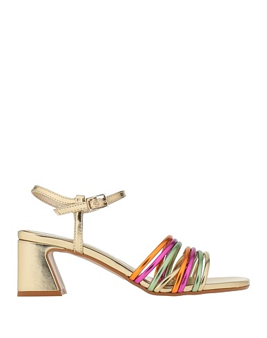 PREGUNTA Sandals Gold Synthetisches Material
