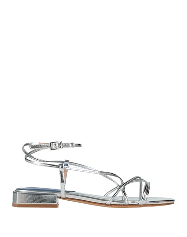 CAFèNOIR Sandals Silver Synthetisches Material