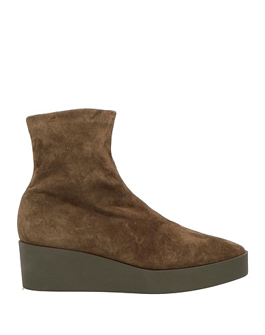CLERGERIE Ankle boot Khaki Leather