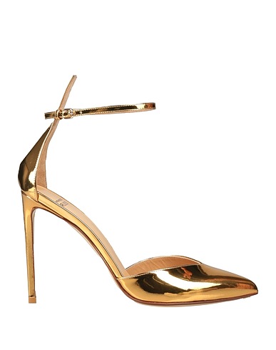FRANCESCO RUSSO Court Gold Calfskin