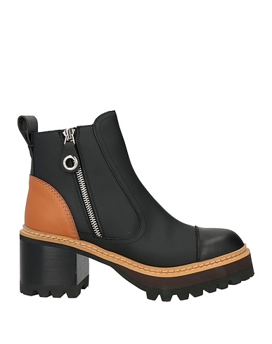 SEE BY CHLOÉ Ankle boot Black Calfskin