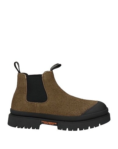 REPLAY Stiefelette Militärgrün Leder