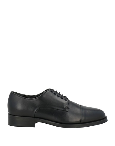 HACKETT Schnürschuhe Schwarz Leder