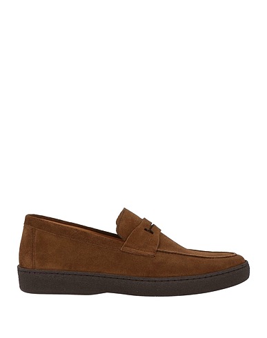HACKETT Loafers Khaki Leather