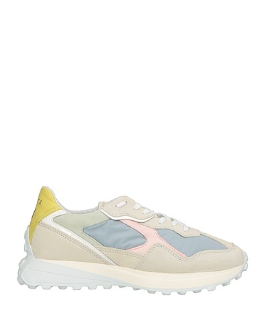 D.A.T.E. Sneakers Light grey Leather, Textile fibres