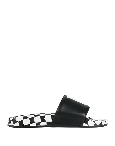 RHUDE Sandalen Schwarz Leder