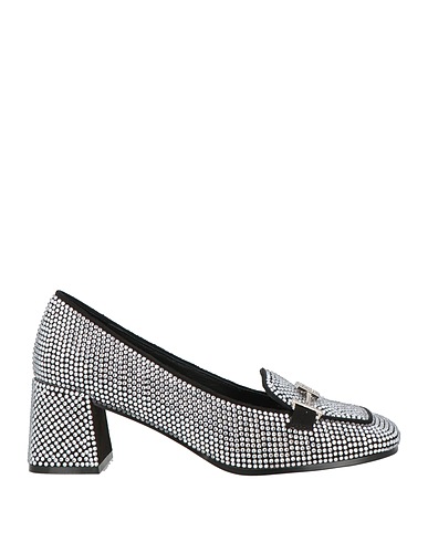 BIBI LOU Loafers Leather, Textile fibres