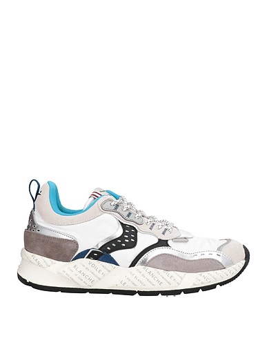VOILE BLANCHE Sneakers Light grey Leather, Nylon