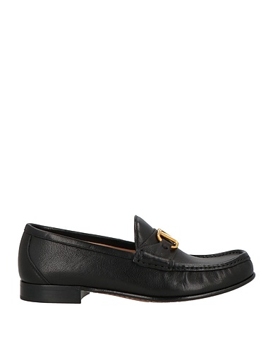 VALENTINO GARAVANI Loafers Black Leather