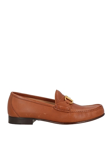 VALENTINO GARAVANI Loafers Tan Leather