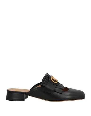 VALENTINO GARAVANI Mule e zoccoli Nero Pelle
