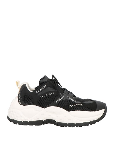 ARMANI EXCHANGE Sneakers Schwarz 100% Polyester, Polyurethan
