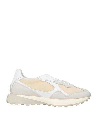 D.A.T.E. Sneakers Beige Leder, Gewebefasern