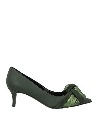 MARC ELLIS Court Military green Leather