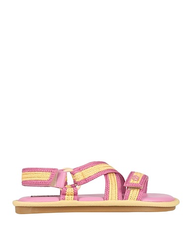 VALENTINO GARAVANI Sandals GIALLO PASTELLO Textile fibers