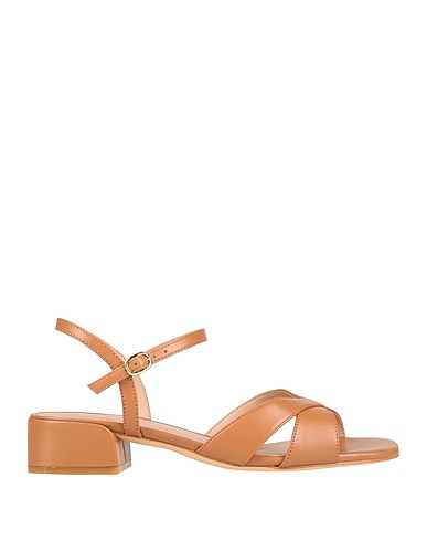 STUART WEITZMAN Sandals Tan Leather