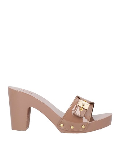 SCHOLL Mules and clogs ICONIC Light brown Leather