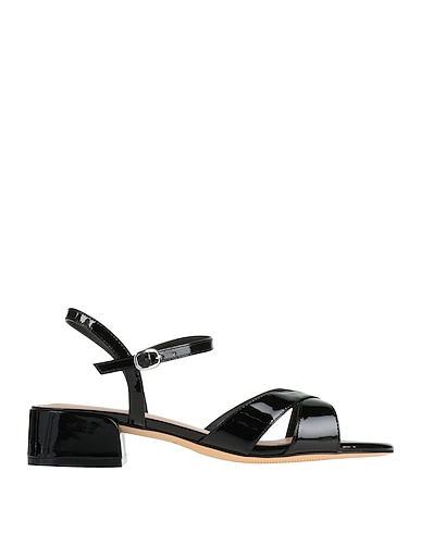 STUART WEITZMAN Sandalen Schwarz Leder