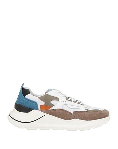 D.A.T.E. Sneakers White Leather, Textile fibres