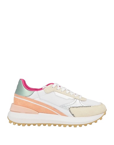 D.A.T.E. Sneakers Beige Leather, Textile fibres