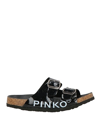 PINKO UP Sandals Black Synthetisches Material