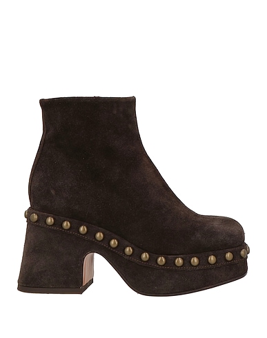 CURIOSITÉ Stiefelette Dunkelbraun Leder