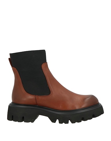 PAVIN Ankle boot Tan Leather