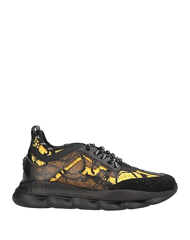 VERSACE Sneakers CHAIN REACTION Leather, Textile fibers