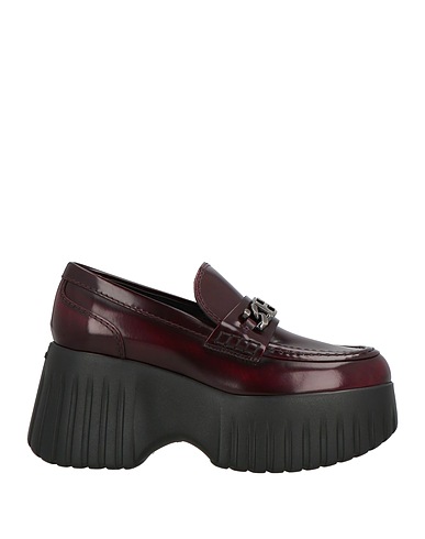 HOGAN Loafers Burgundy Leather
