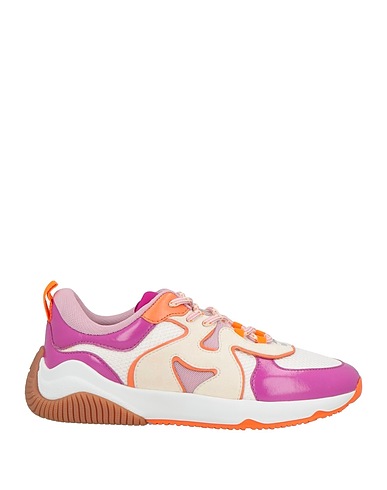 HOGAN Sneakers Magenta Leather, Textile fibres
