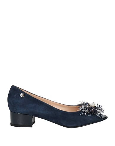 ENVAL SOFT Court Navy blue Goat skin