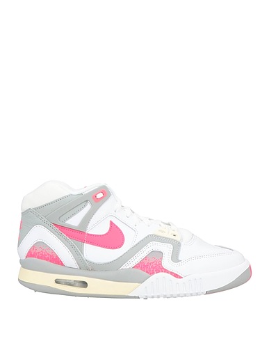 NIKE Sneakers White Leather, Textile fibers